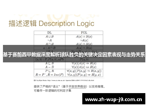 基于赛前西甲数据深度解析球队胜负的关键决定因素表现与走势关系